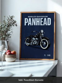 Motorrad Vintage Stil Schwarz
