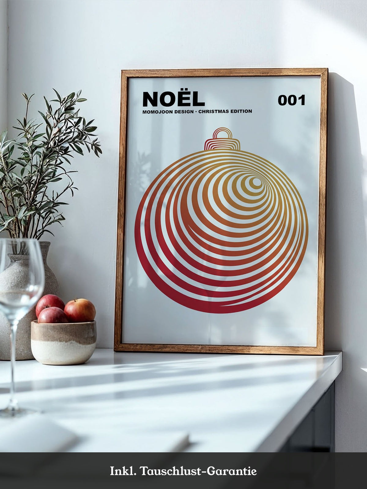 Weihnachtskugel Abstrakt