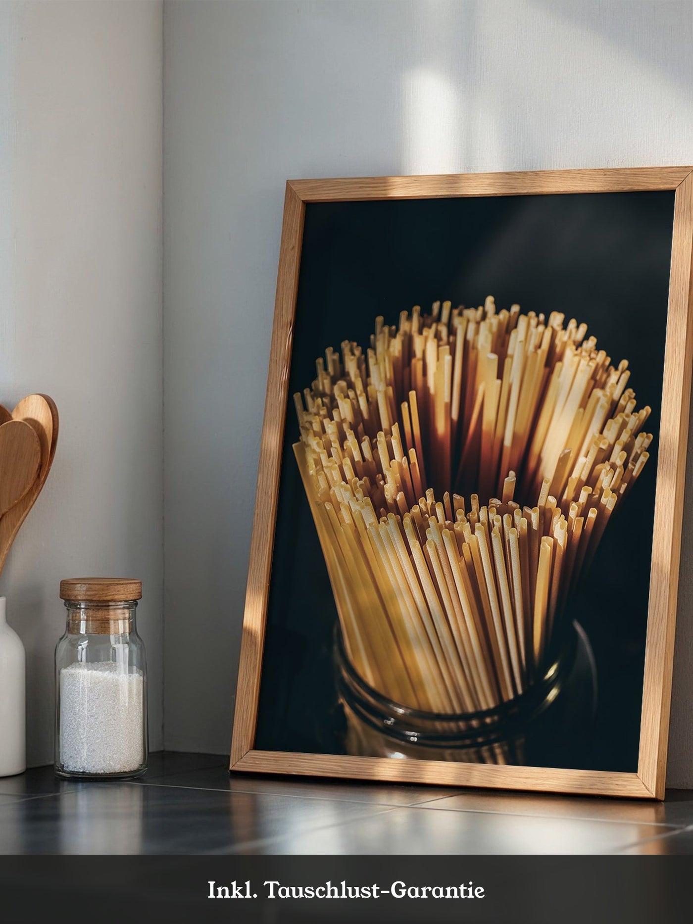 Spaghetti Bündel Schattenlicht