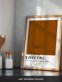 Espresso Braun minimalistisch