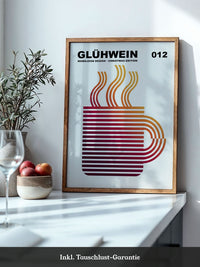 Glühwein Abstrakte Linie