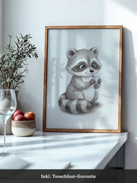 Waschbär Zauberstein Magisch