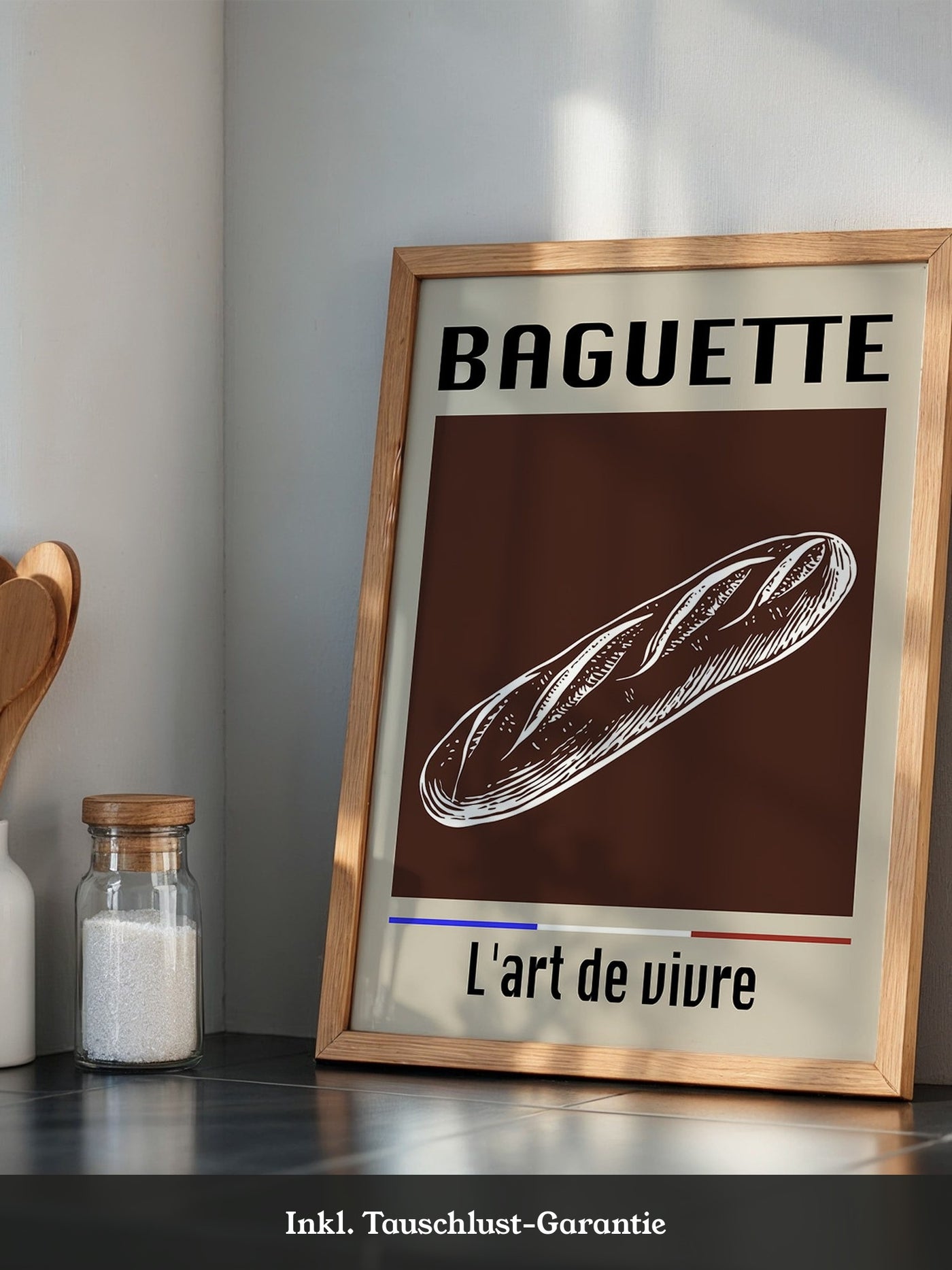 Baguette Retro Grafik