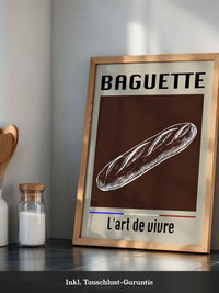Baguette Retro Grafik
