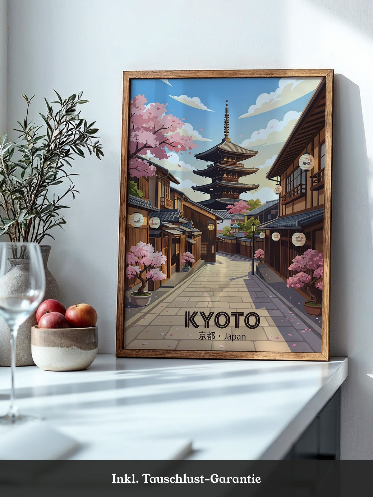 Kyoto Pagode Kirschblütenstraße