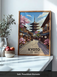 Kyoto Pagode Kirschblütenstraße