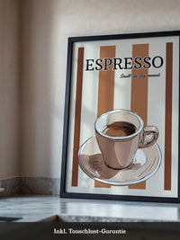 Espresso Tasse Retro Stil