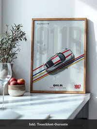 Retro Sportwagen Draufsicht