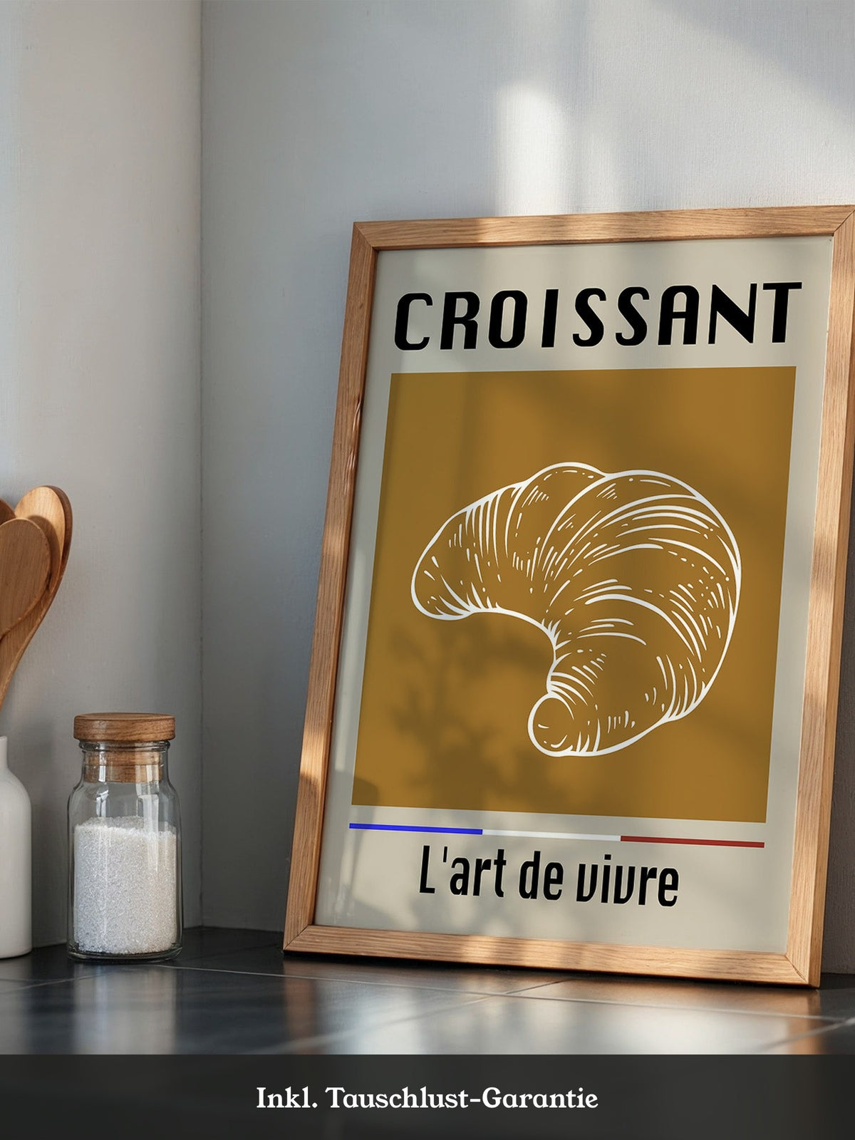 Croissant Vintage Hellbraun