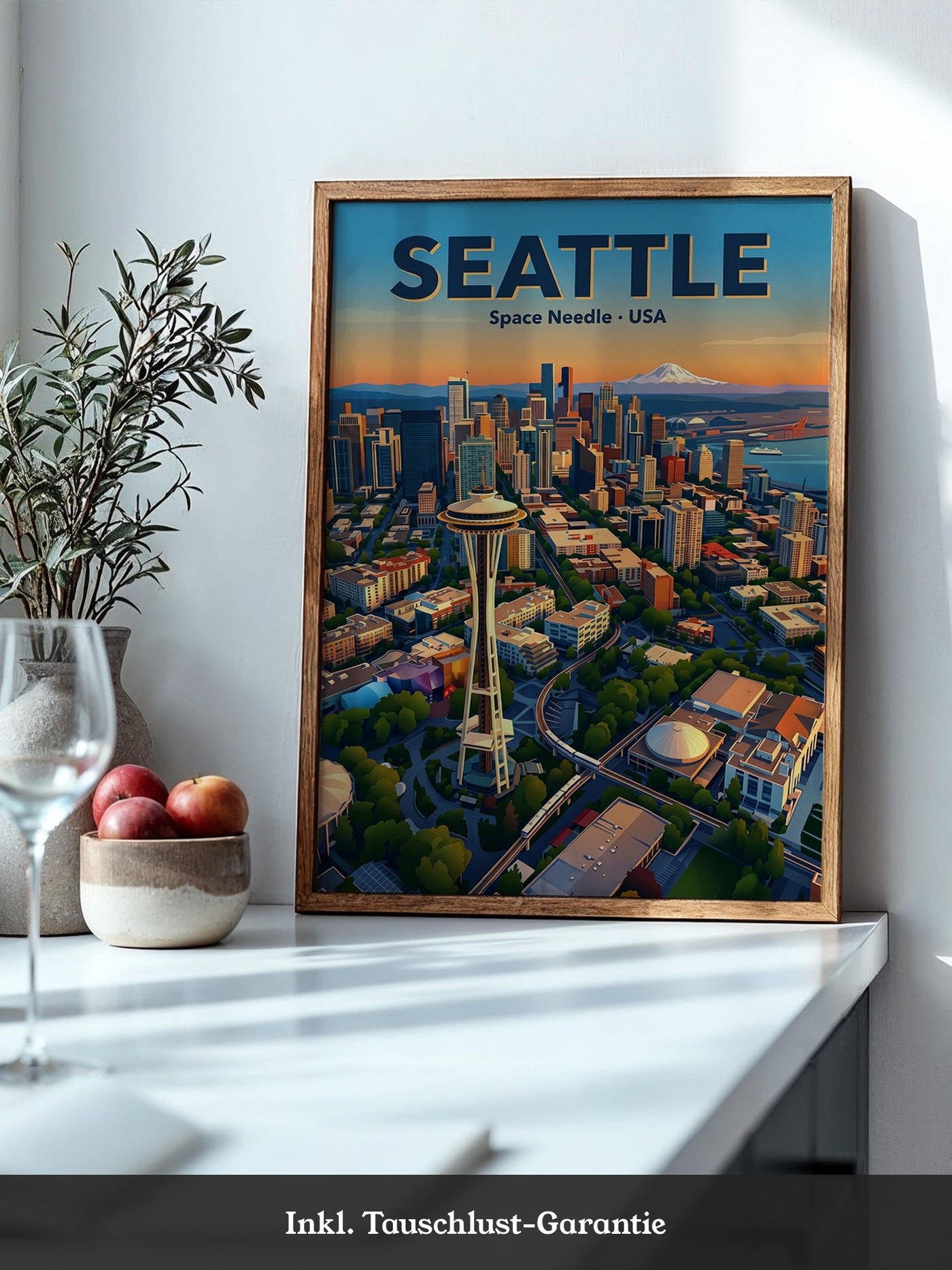 Space Needle Seattle Sonnenuntergang