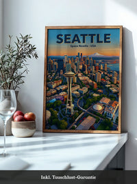 Space Needle Seattle Sonnenuntergang