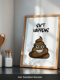 Smiley Haufen Cartoon Stil