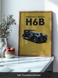 Hispano Suiza Oldtimer Vintage Design