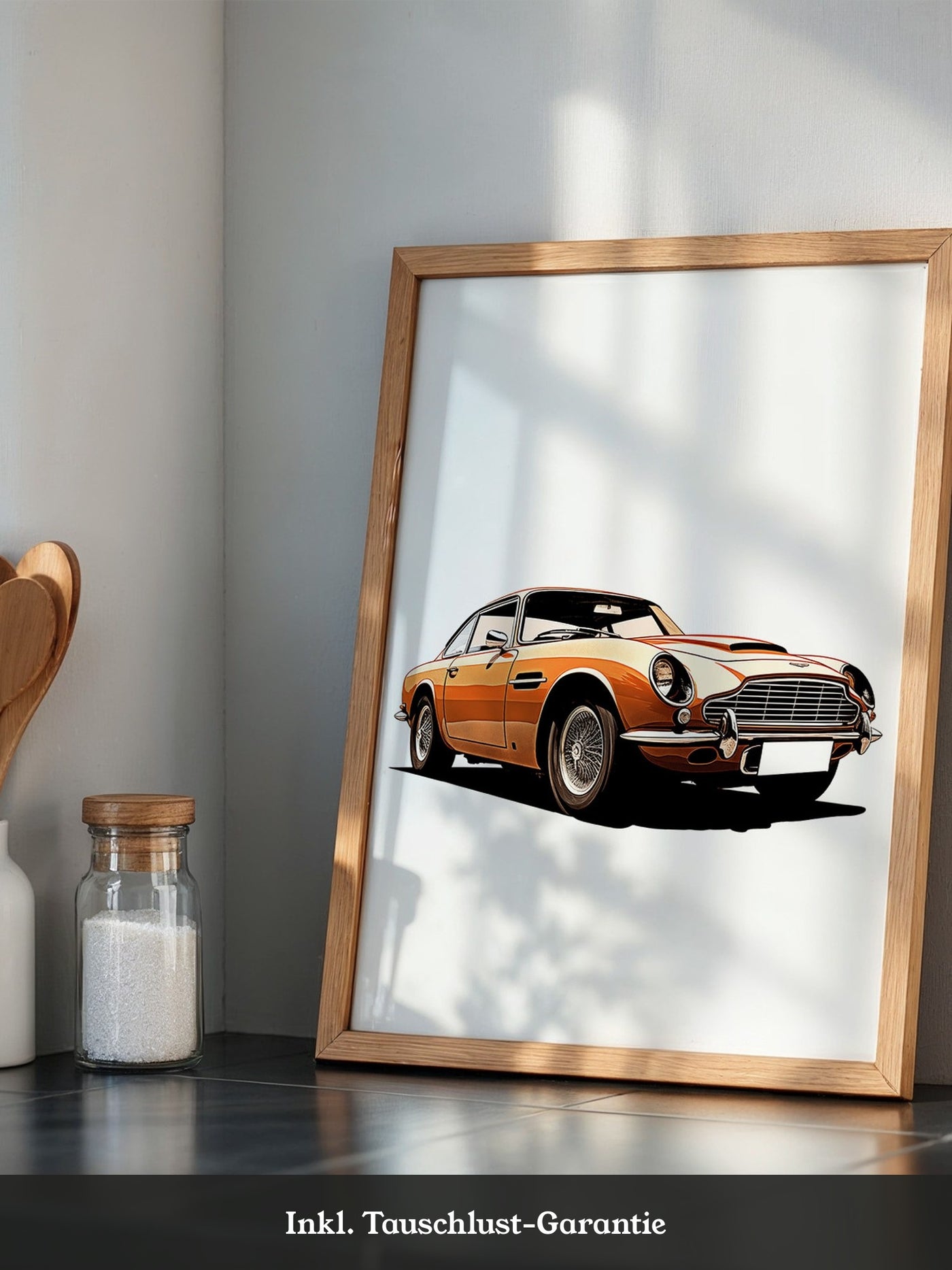 Oldtimer Frontansicht Orange