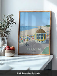 Borkum Strandpastell Szene