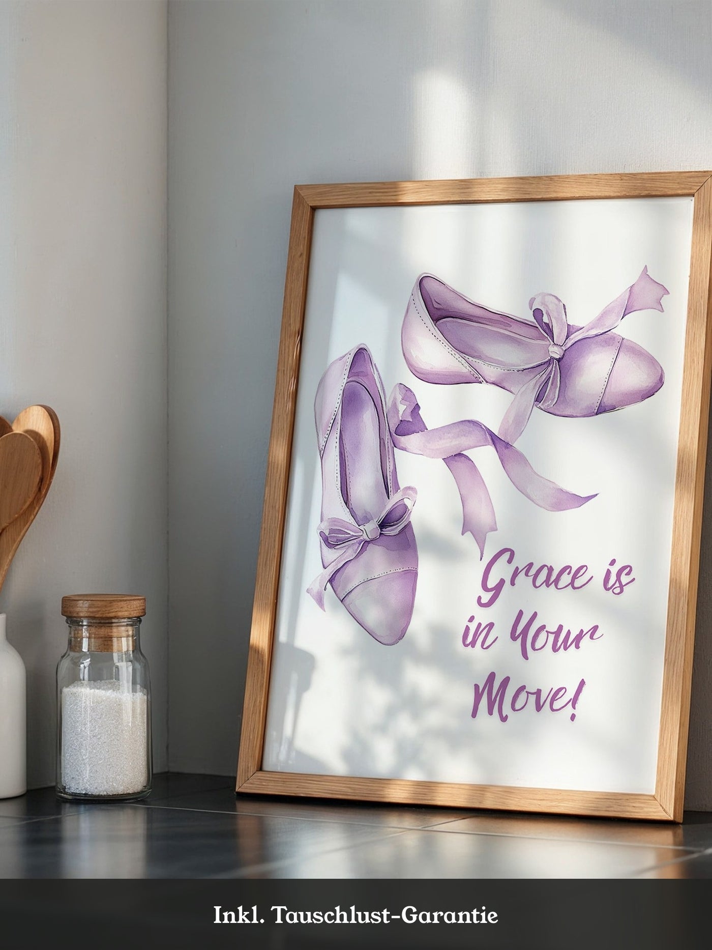 Tanzschuhe Pastell Aquarell