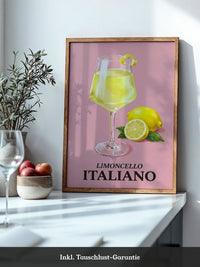 Limoncello Glas Gelb