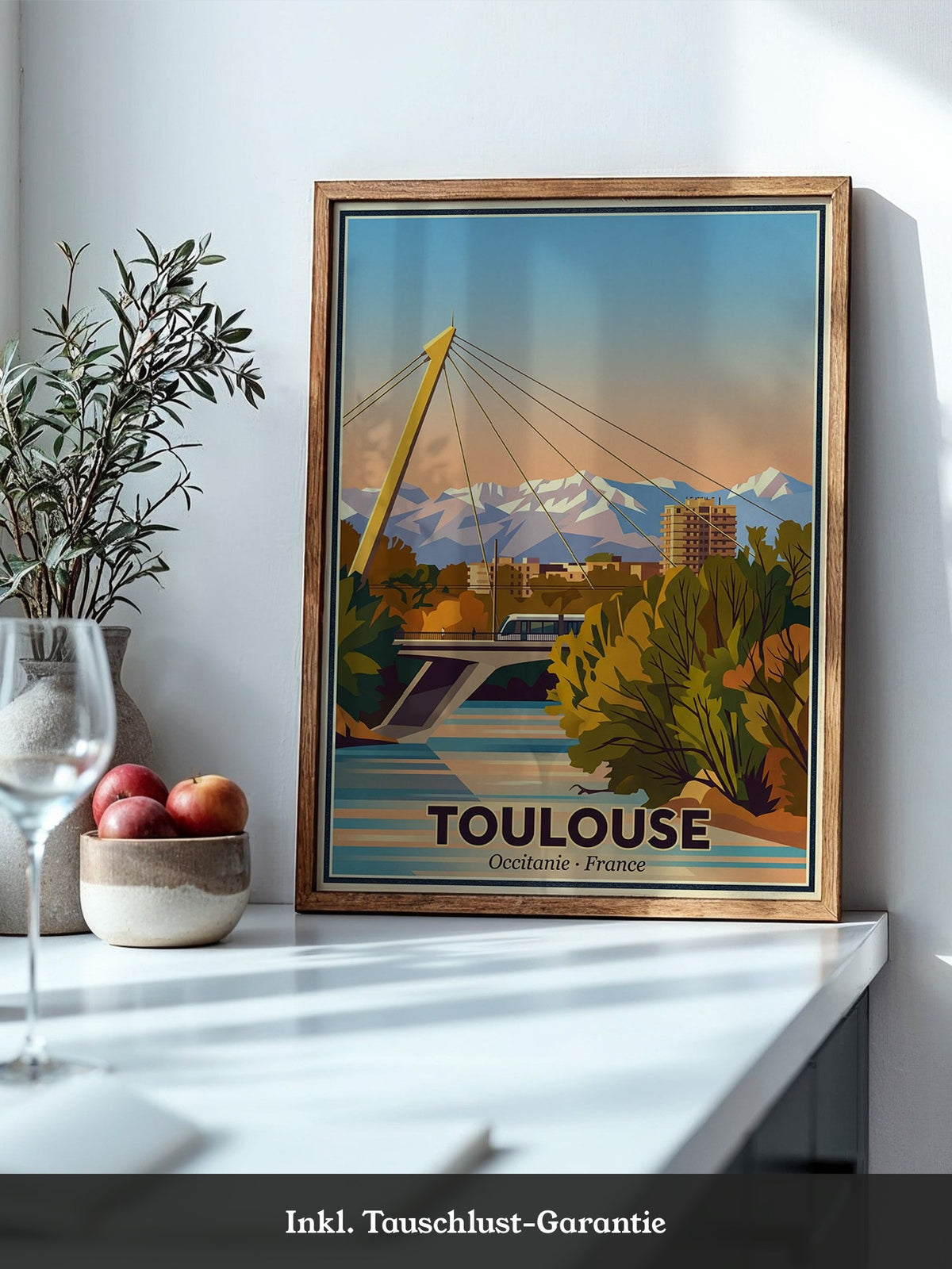 Toulouse Brücke Abendstimmung