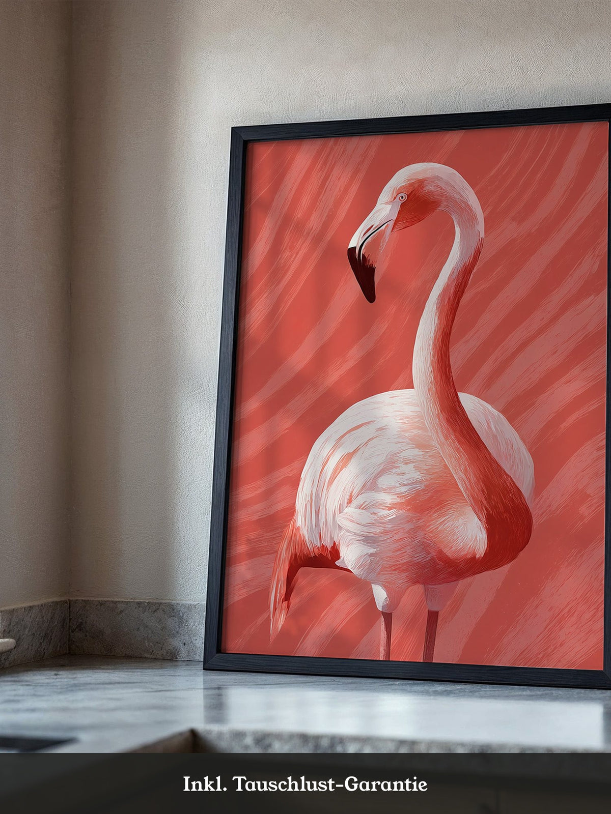 Flamingo Rot Illustration