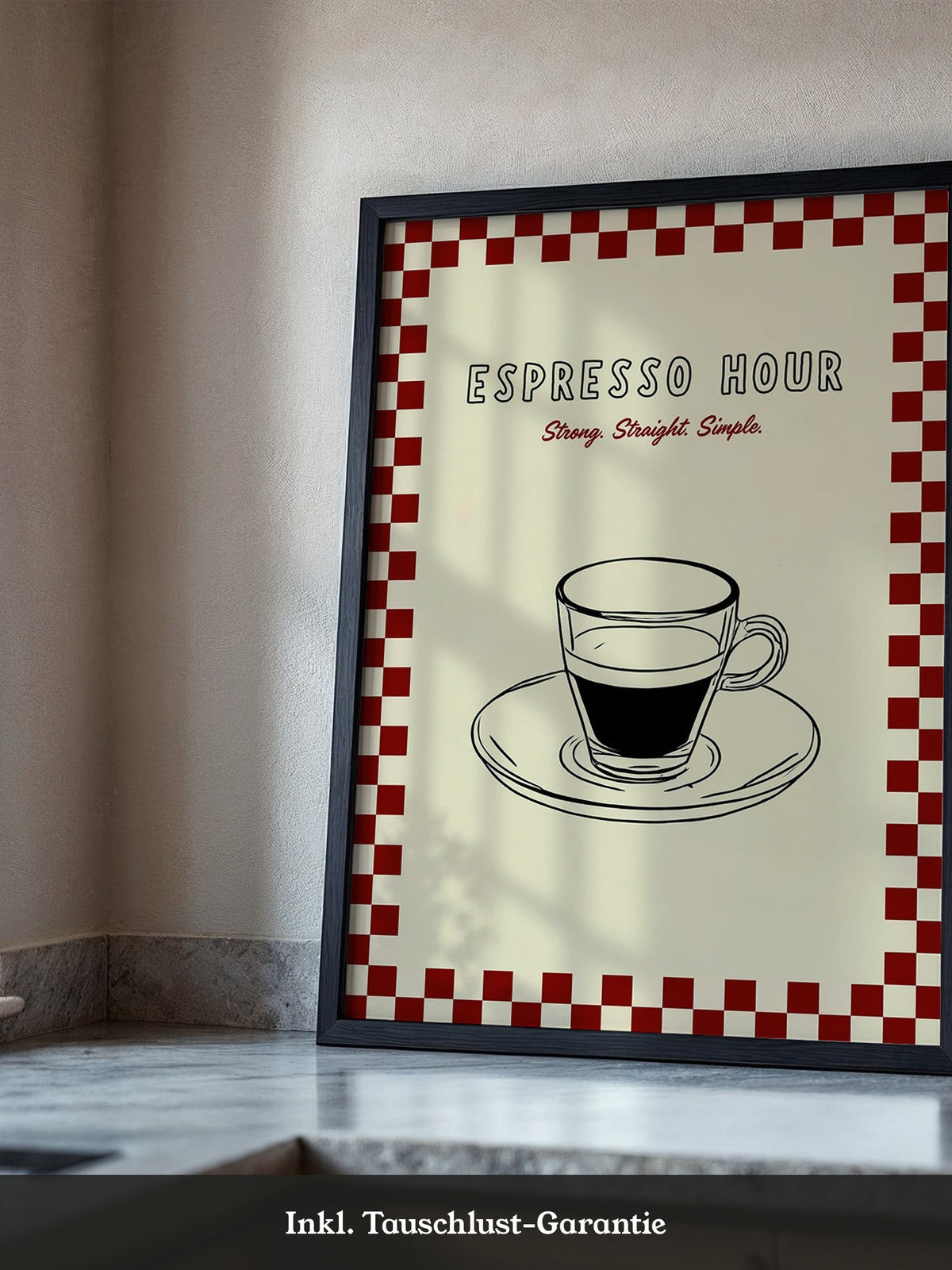 Espresso Tasse Retro Design