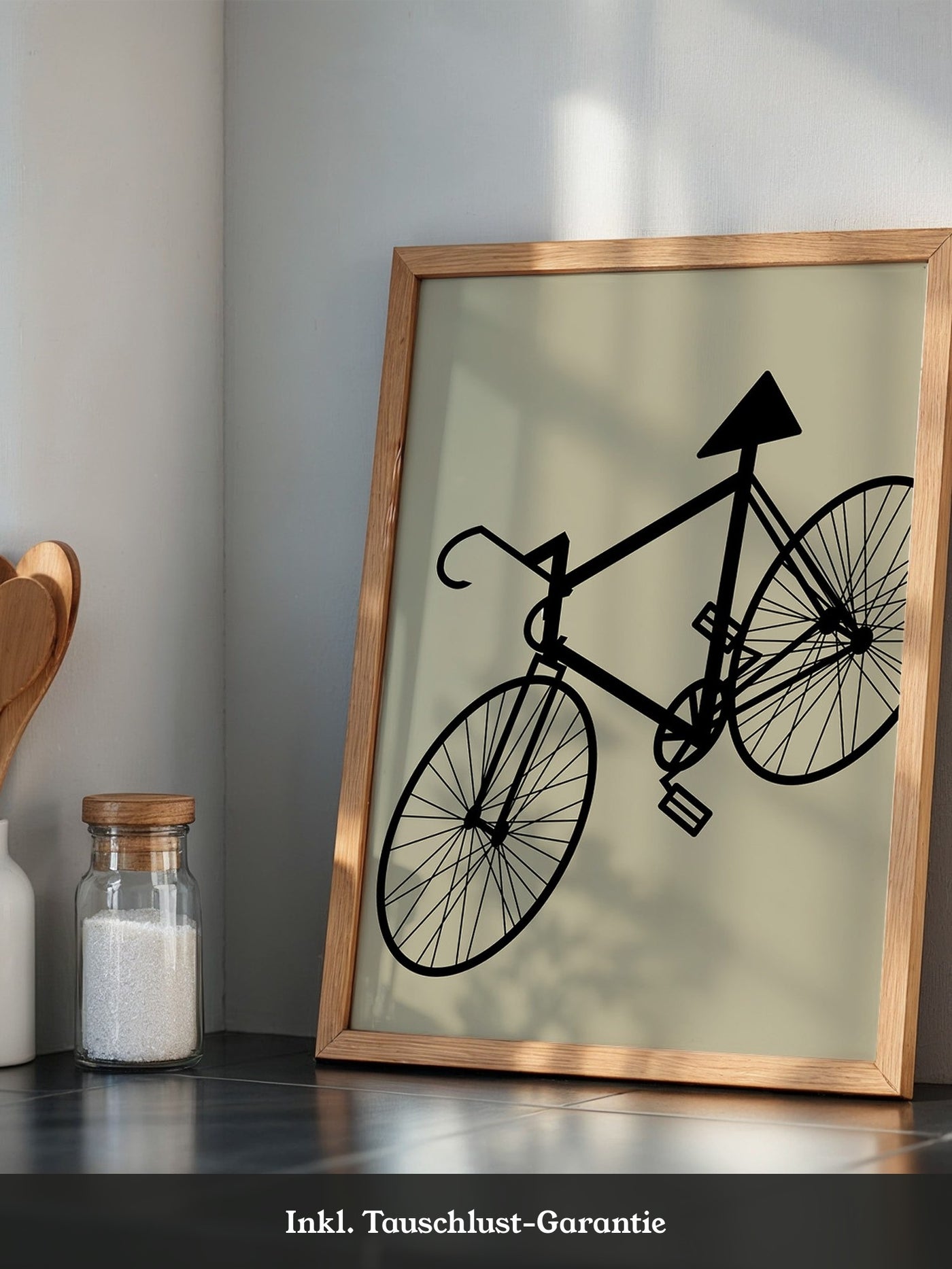 Fahrrad Kunst Silhouette