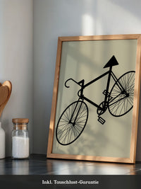 Fahrrad Kunst Silhouette