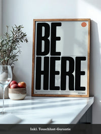BE Hier minimalistischer Stil