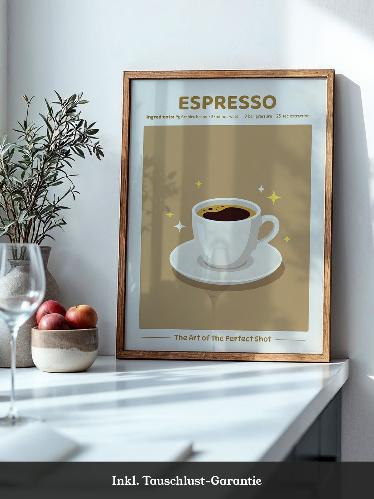 Espresso Kaffeetasse minimalistisch