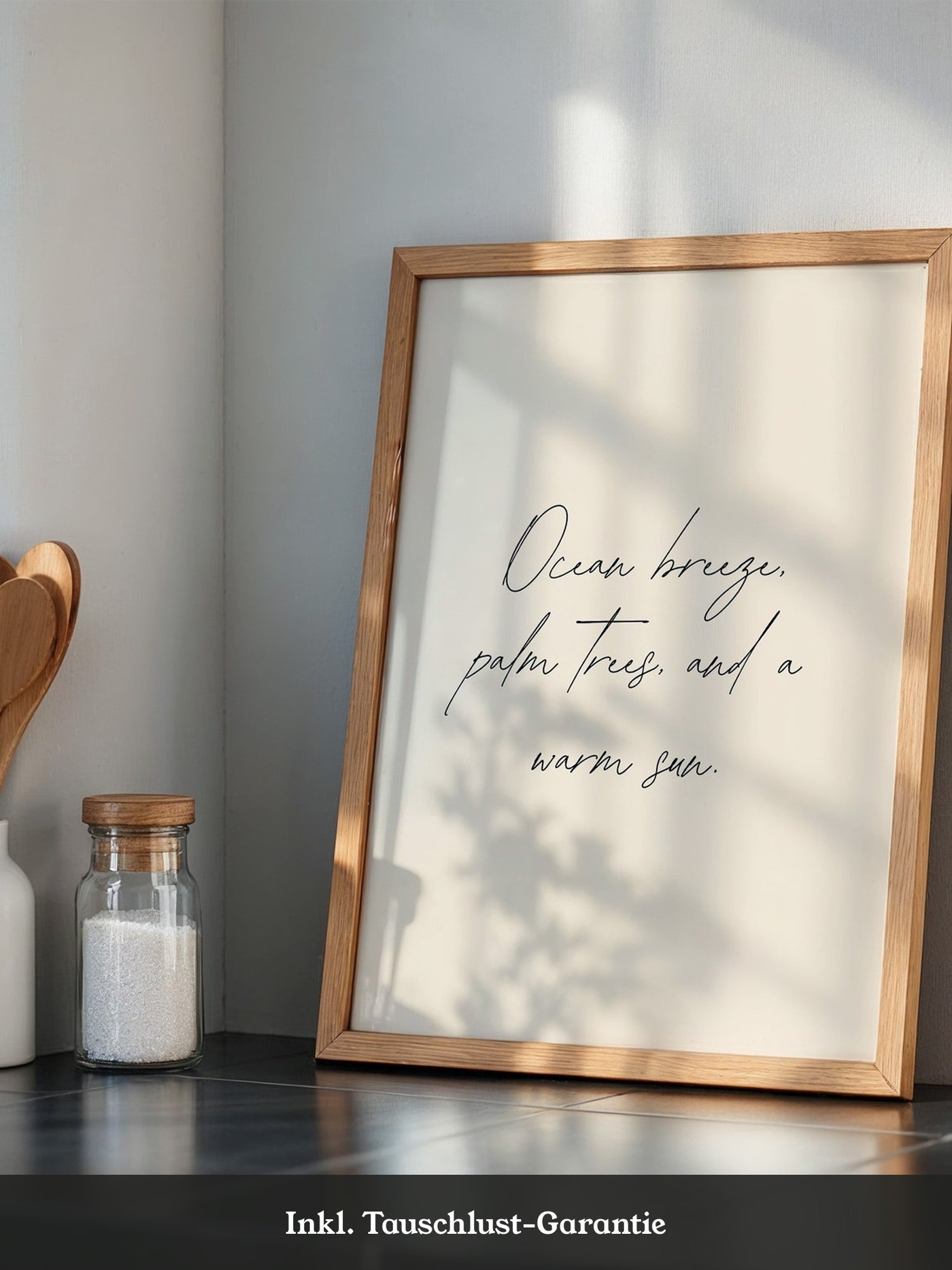 Handschrift Meeressonne Beige