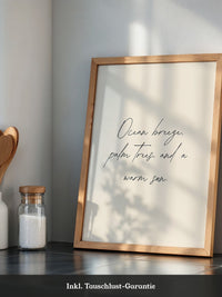 Handschrift Meeressonne Beige