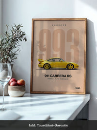 Sportwagen Retro Gelb