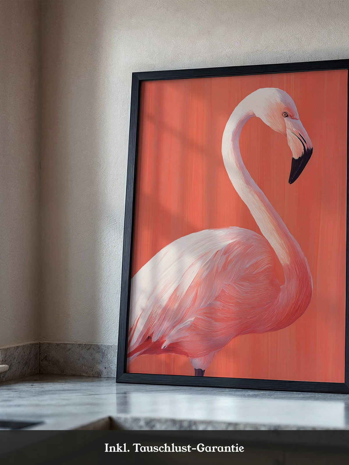 Flamingo Illustration rosa