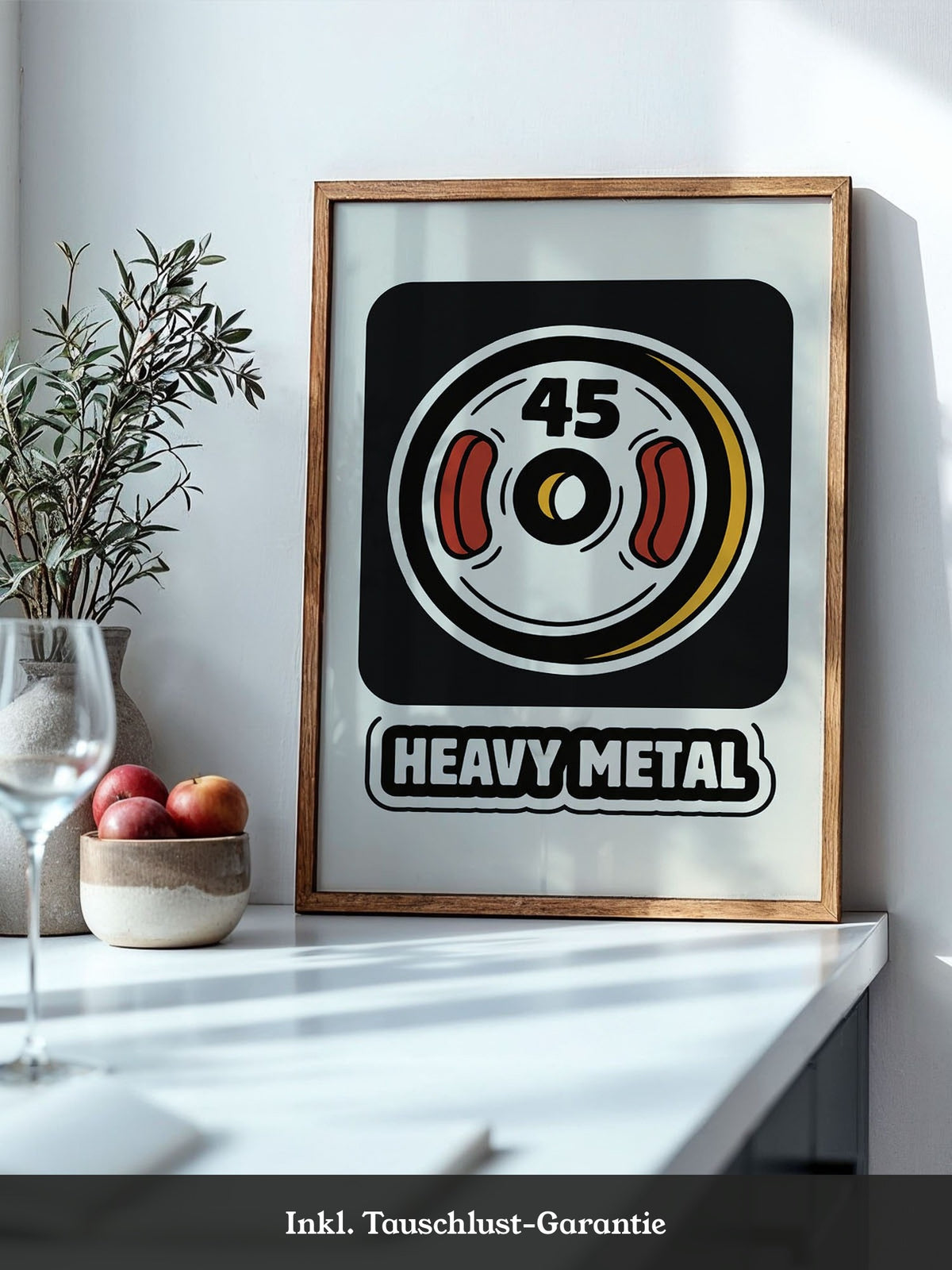 Hantel 45kg Gewicht Illustration