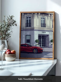 Roter Sportwagen Luxus Illustration