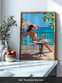 Frau Aperol Spritz Meer