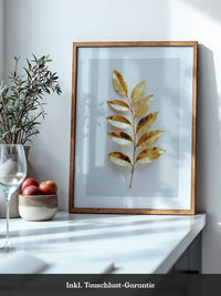 Goldene Blätter Minimalistisch