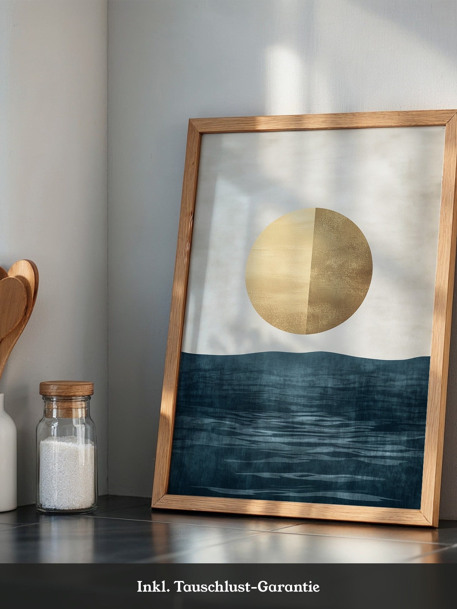 Goldene Sonne abstrakt Meer
