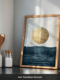 Goldene Sonne abstrakt Meer