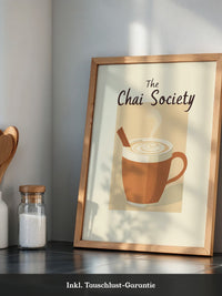 Chai Tasse stilisiert