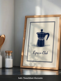 Espressokanne Vintage Zeichnung