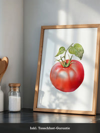 Tomate Aquarell saftig