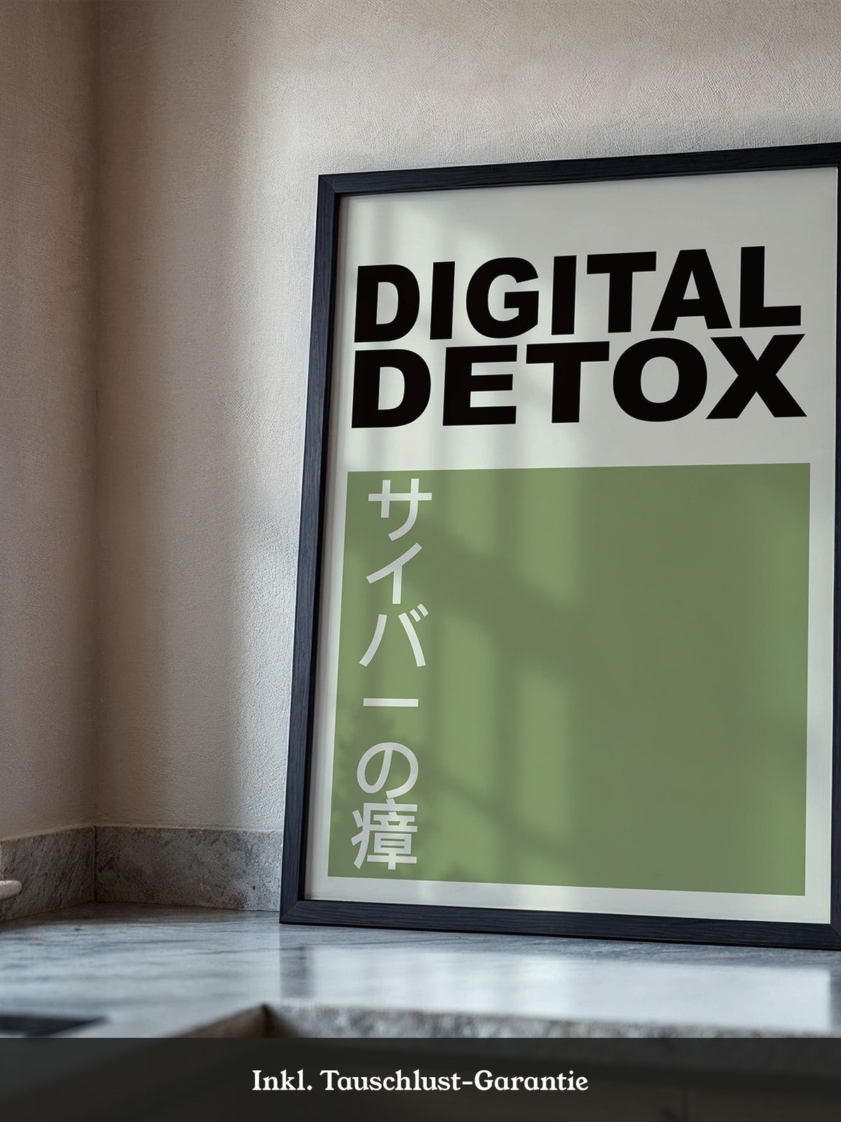 Digital Detox Grünblock