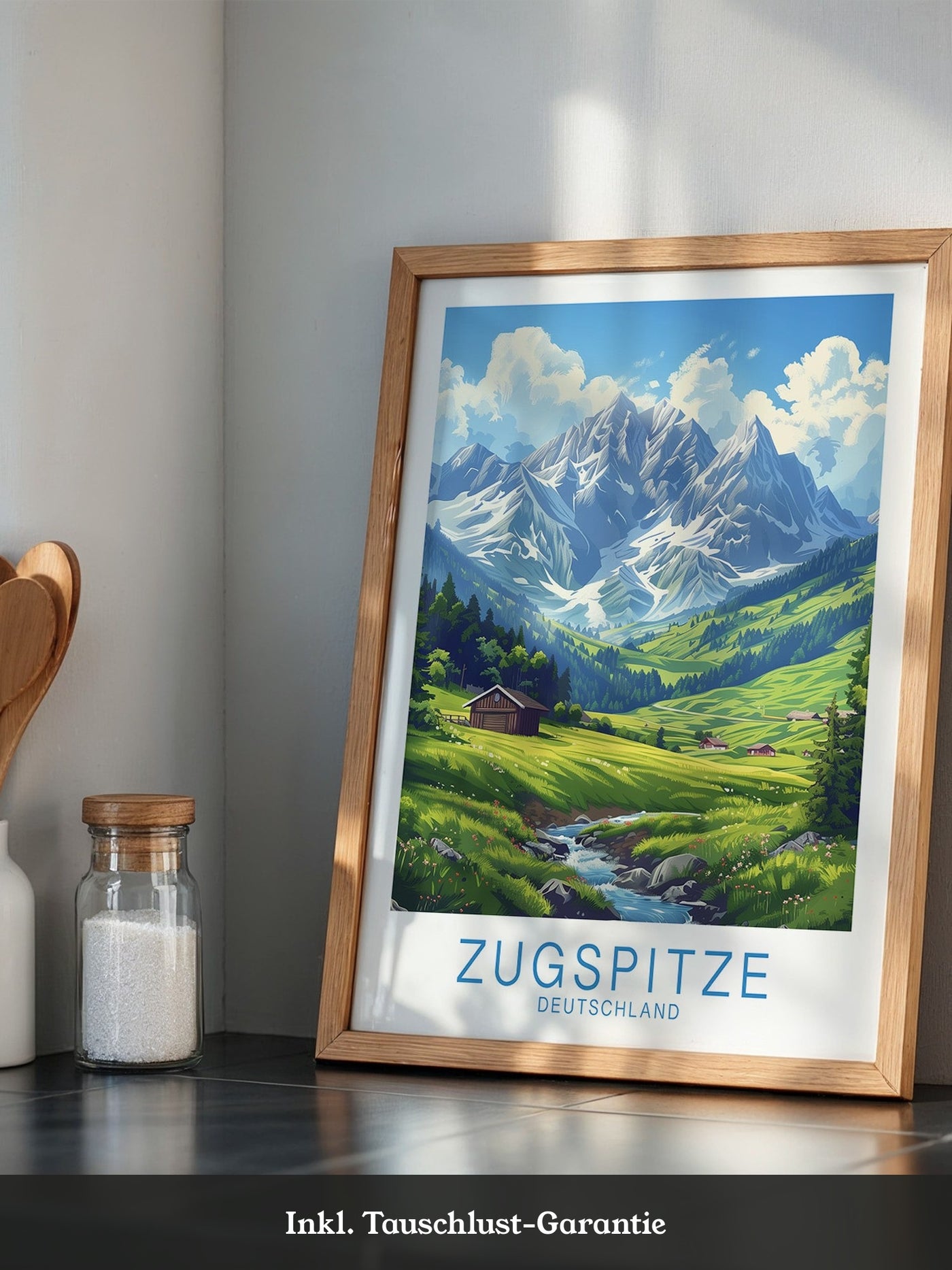 Zugspitze Idylle Berglandschaft