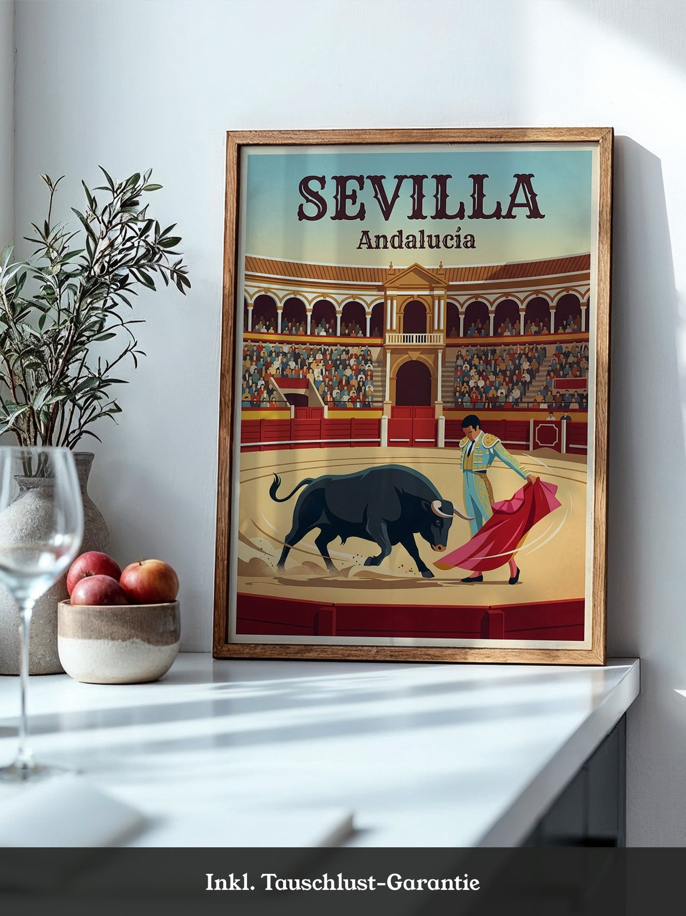 Stierkampf Sevilla Retro