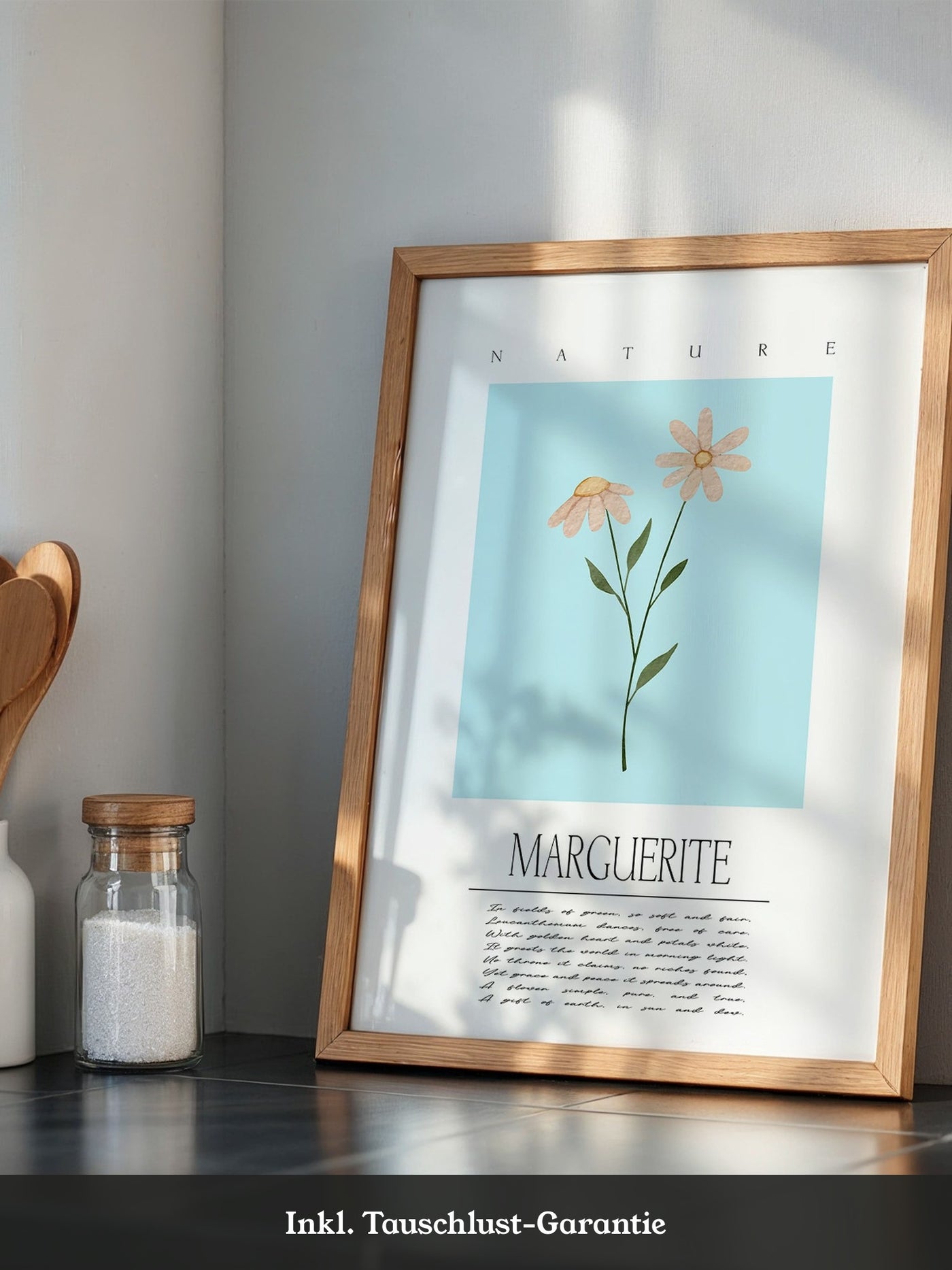 Margueriten Pastell Aquarelloptik