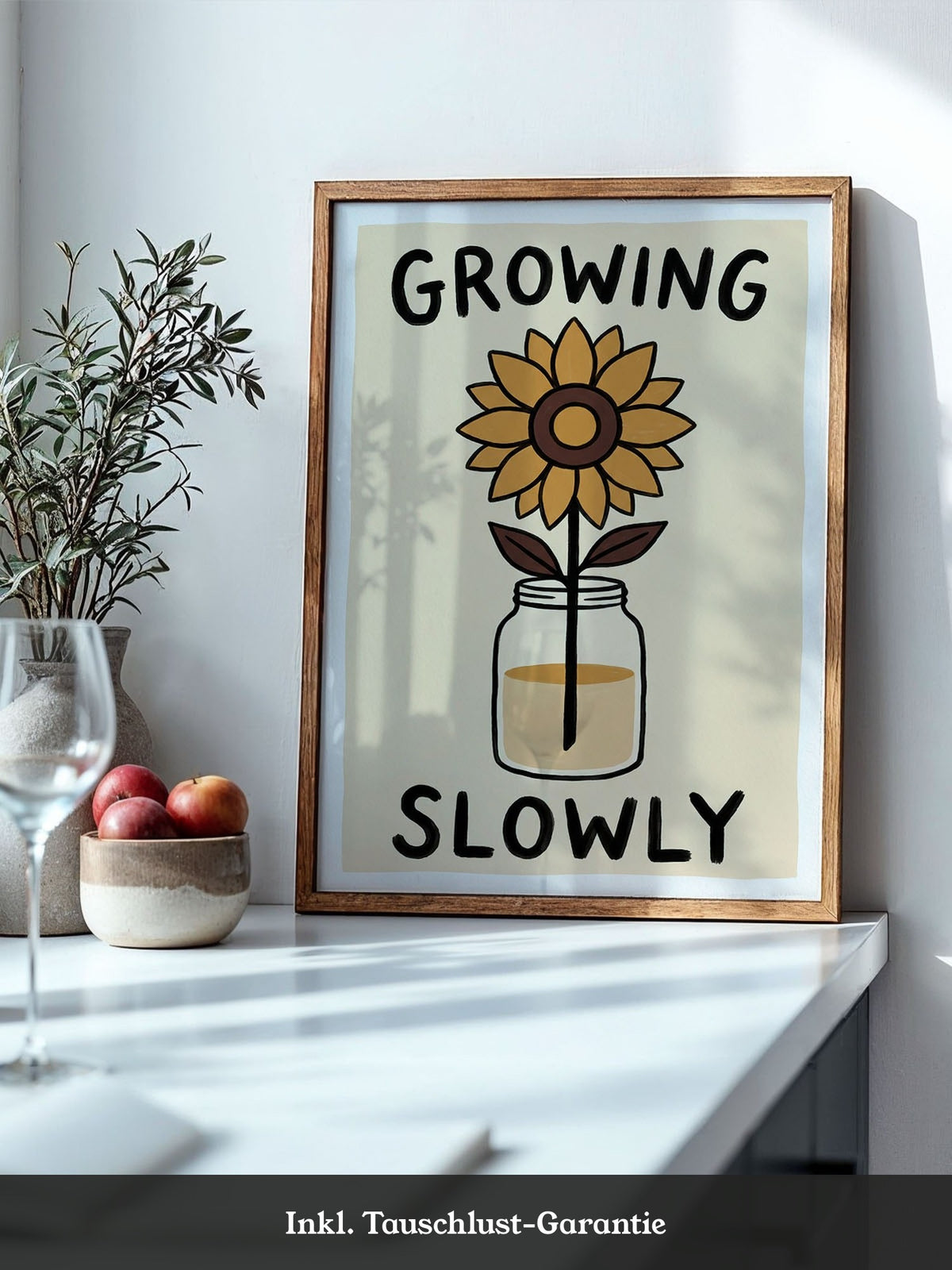 Sonnenblume Wachstum Minimalistisch