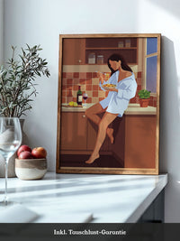 Pasta Küche Illustration Retro