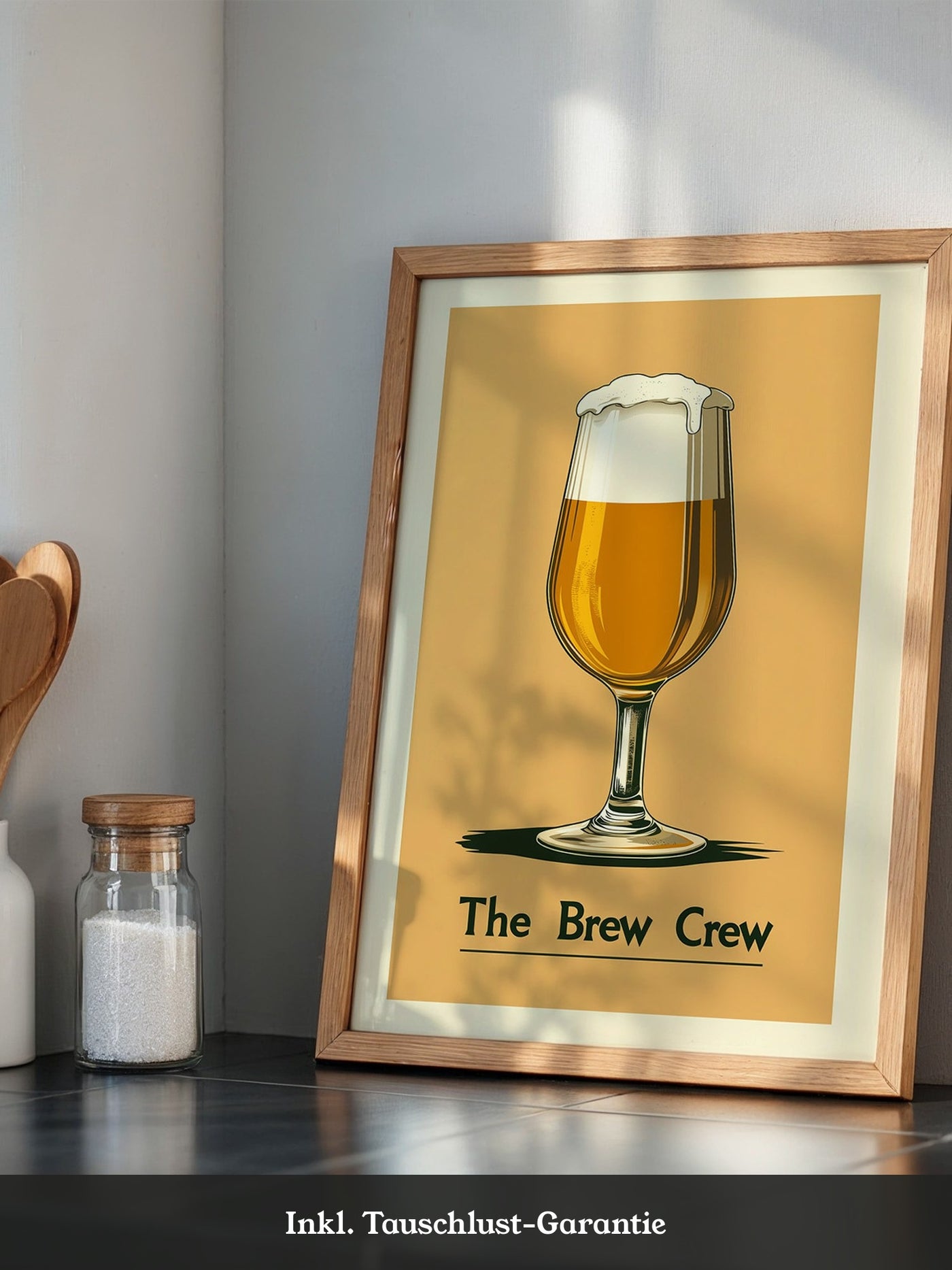 Bierglas Retro Stil