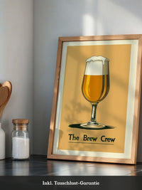 Bierglas Retro Stil