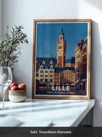 Lille Glockenturm Retro Architektur